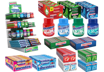 Colis MENTOS + HOLLYWOOD 15 boites +ODR 10€