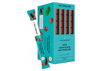 B.24 barres chocolat MILLENNIUM Lait Noisette