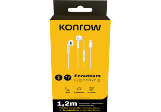 Ecouteur lightning KONROW