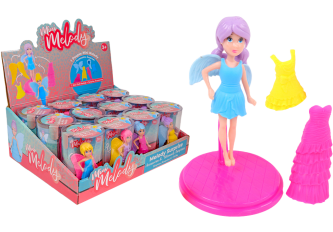 P.12 mini poupées 8cm + habits