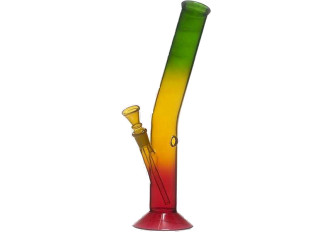 Pipe à eau verre coudé 330x40mm RASTA