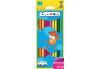 Etui 12 Crayons de couleur PAPERMATE