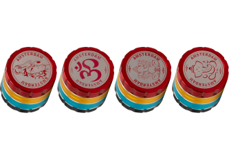 boite tabac 40mm 4 parties Grace Rasta