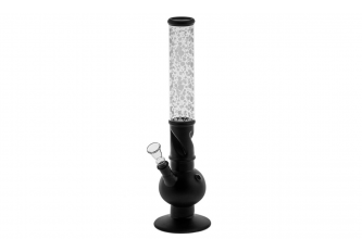 Pipe à eau verre GREEN noir 430x50mm