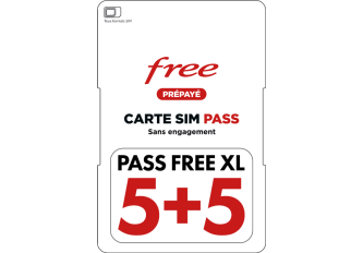 Lot SIM FREE MOBILE PASS XL 5+5