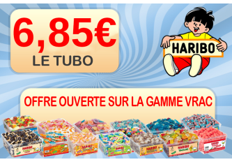 Offre ouverte Tubo vrac HARIBO