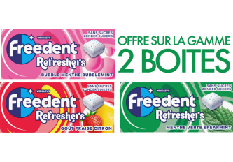 Offre sur la gamme REFRESHER 2 boites