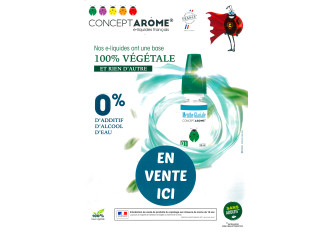 AFFICHE A4 "EN VENTE ICI"+COCCINELLE