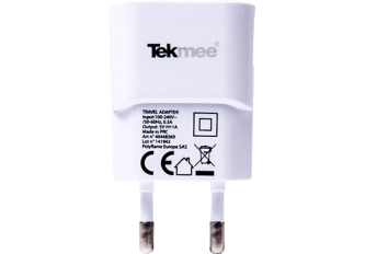 Chargeur secteur TEKMEE 1A blanc