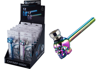 Blister HIGH RAINBOW SKULL pipe