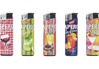 B.50 briquets PIEZO PROF APERO