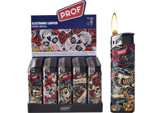 B.50 Briquets PIEZO PROF HARD SKULL