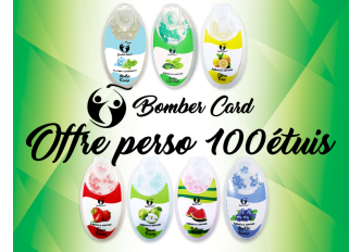 PROMO 100 étuis BOMBERCARD