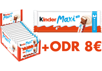 PROMO B.24 KINDER MAXI + ODR 8€