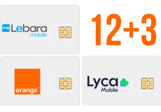 Promo 15 cartes SIM assorties