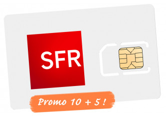 Lot 10+5 cartes SIM SFR