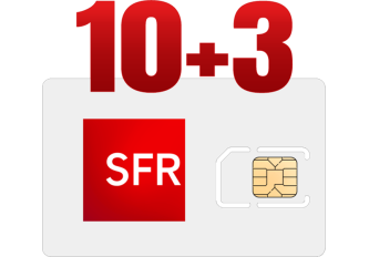 Lot 10+3 cartes SIM SFR