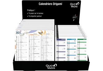 Présentoir 40 Calendriers ORIGAMI