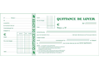 P.10 Carnets quittance loyer