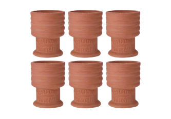 Lot 6 foyers en terre cuite