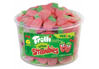 Tubo 150 fraises acidulées TROLLI