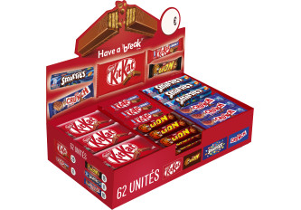 Colis NESTLE CHOCOBOX 62 barres