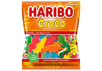 C.30 SACHETS 120G HARIBO CROCO