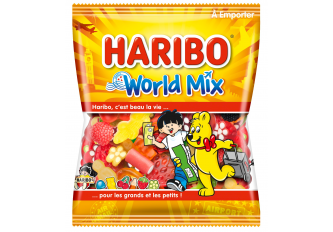 C. 30 sachets HARIBO World Mix 120gr