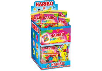 B.30 sachets HARIBO Happy Life