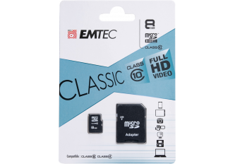 Carte Micro SD CL10 8go EMTEC