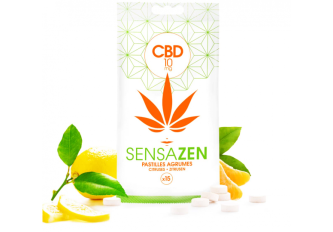 Lot 10 sachets SENSAZEN agrume CBD 10mg