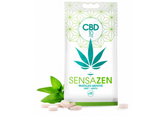 Lot 10 sachets SENSAZEN menthe CBD 10mg