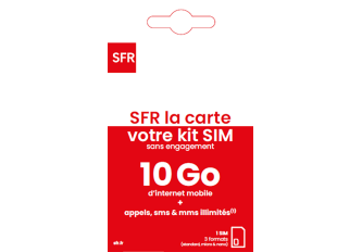 Kit SIM SFR 10Go