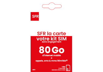 Kit SIM SFR 80Go