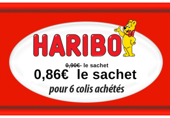 Offre ouvert sachets HARIBO