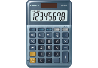 Calculatrice bureau 8chiffres CASIO