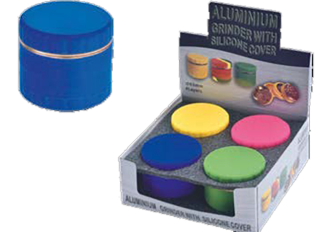 Lot 4 grinders 4parties 63mm aluminium + silicone