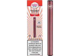 B.10 Vape Pen DINNER LADY Fraise glacé 20mg