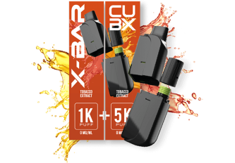 Lot 5 recharges CUB-X de 2 pods Tabac blond 20mg