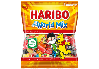 C. 30 sachets HARIBO World Mix 120gr