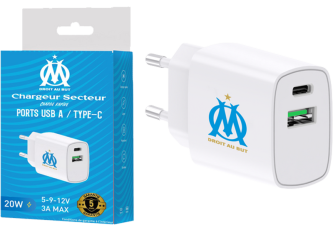 Chargeur usb + type-c OM TOOOP