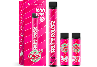 Lot 5 Kits de démarrage  WPUFF Fruits rouges 17mg