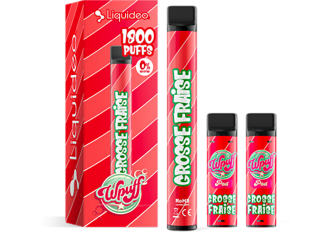 Lot 5 Kits de démarrage WPUFF Grosse fraise 9mg