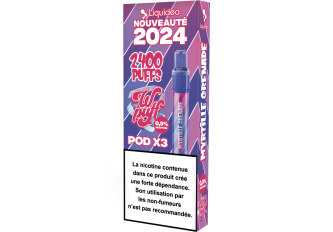 Lot 10 kits WPUFF 2.0 GRENADE MYRTILLE 17mg