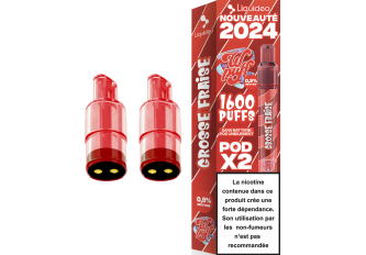 Lot 10 B.2 pods WPUFF 2.0 GROSSE FRAISE 17mg