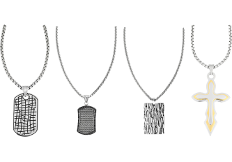 Lot 4 chaines & pendentif ZIPPO